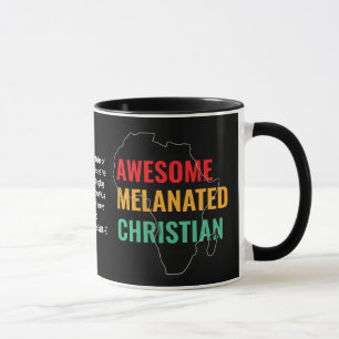 Mug Personnalisé Awesome Melané chrétien