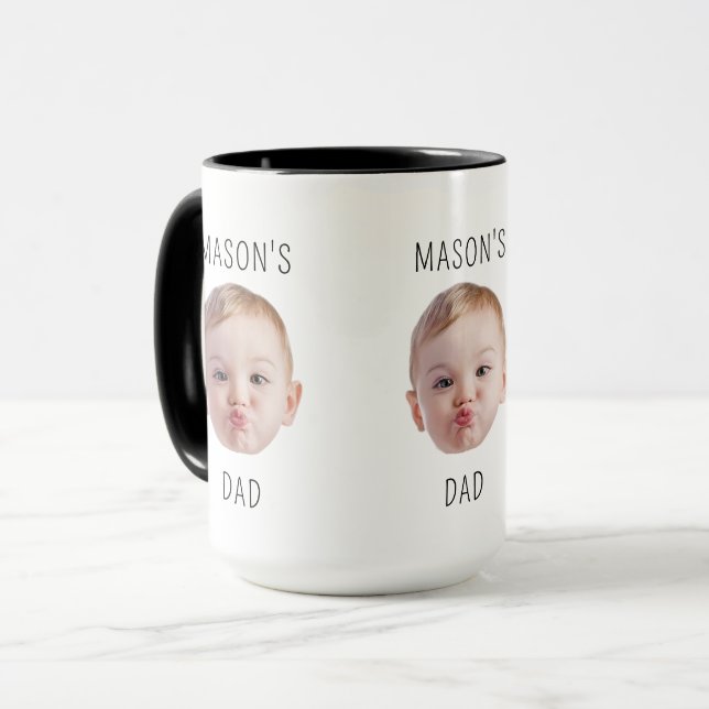 Mug Personnalisé Baby Face Enfant Photo Enfant cadeau (Devant gauche)