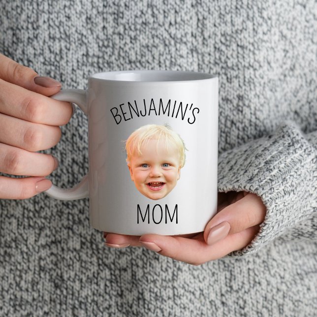 Mug Personnalisé Baby Face Papa Maman Personnalisé Pho (Créateur téléchargé)
