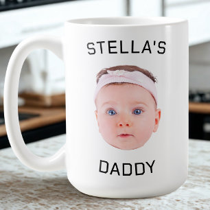 Mug Personnalisé Baby Face Photo Papa Cadeau