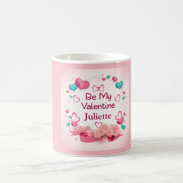 Mug Personnalisé "Be My Valentine" (Centre)