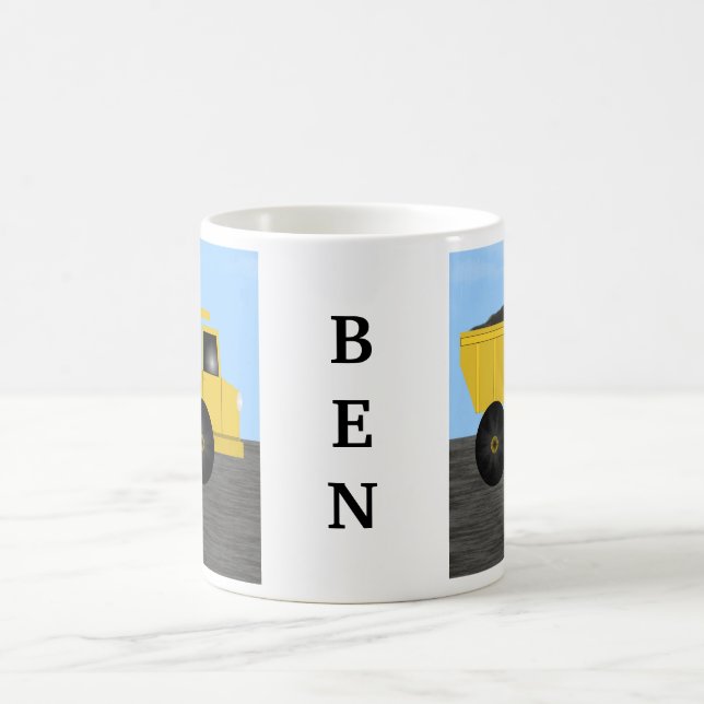 Mug personnalisé Ben Camion à benne (Centre)
