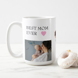 Mug personnalisé "Best Mom Ever" avec photo person