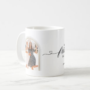 Mug Personnalisé BFF Script Heart Meilleurs Amis Pour 