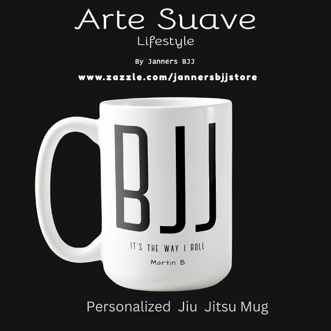 Mug Personnalisé BJJ C'est la façon dont je roule Jiu  (Personalized BJJ Coffee Mug)