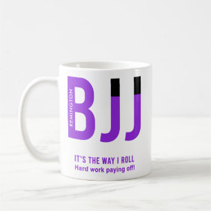 Mug Personnalisé BJJ Jiu Jitsu Purple Belt Edition