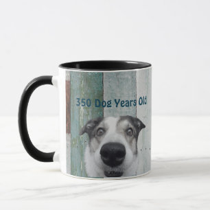 Mug personnalisé Black 50th Birthday