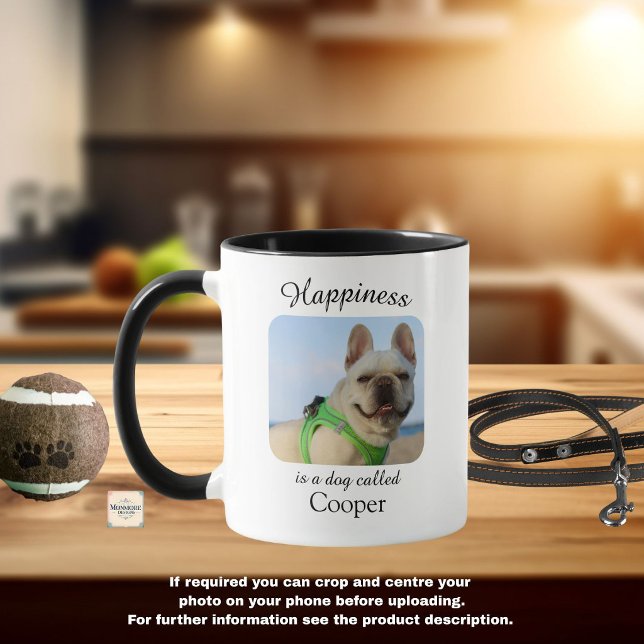 Mug Personnalisé Bonheur Est Un Chien (Créateur téléchargé)