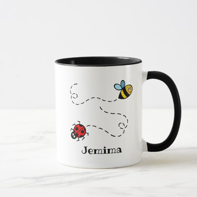 Mug Personnalisé Busblebee et Ladybird (Droite)