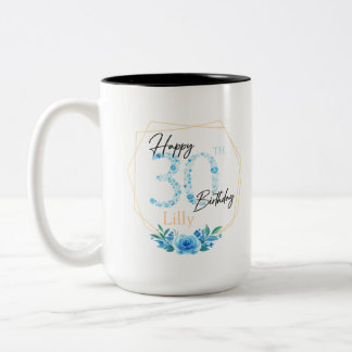 Mug Personnalisé Cadeau d'anniversaire pour Elle A