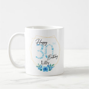 Mug Personnalisé Cadeau d'Anniversaire pour Elle A