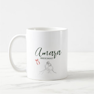 Mug Personnalisé, Cadeau Demoiselle d'Honneur
