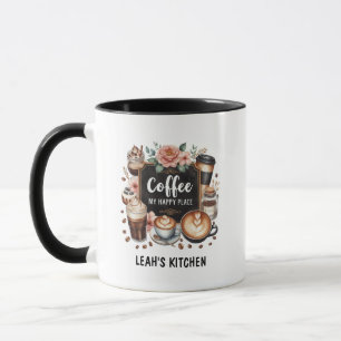 Mug ☕ Personnalisé Café Cuisine Café Café Café Joyeux