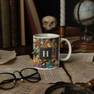 Mug Personnalisé Carton Harry Potter Caractère Motif J