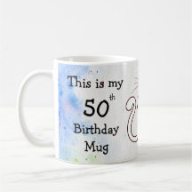 Personnalisé C'est mon 50e anniversaire de café Mu