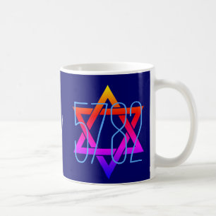 Mug Personnalisé Chaque année Monogramme Jour juif 578