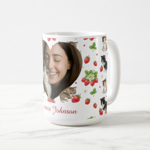 Mug personnalisé Chat Maman Fraise Kitten