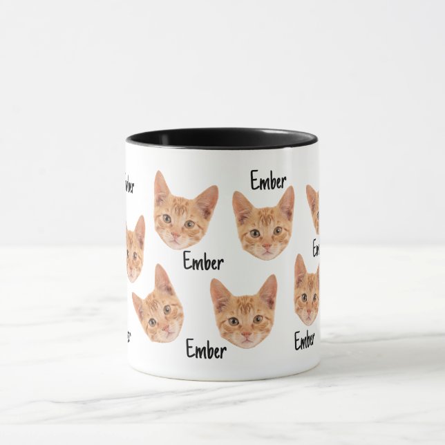 Mug Personnalisé Chat Visage Amoureux de les chats Pro (Centre)