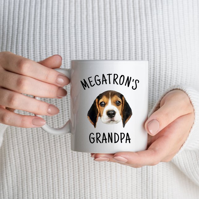 Mug Personnalisé Chien Nom du visage Animaux de compag (Créateur téléchargé)