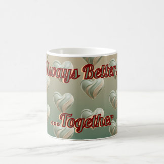 Mug personnalisé Cœur 3D vert Saint-Valentin | Mug