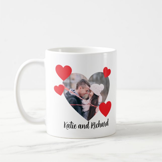 Mug Personnalisé Cœur de la Saint-Valentin (Gauche)