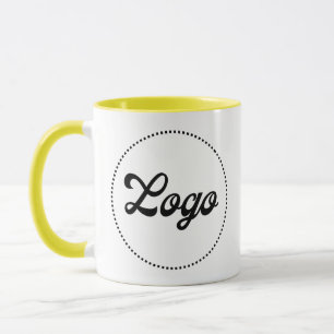 Mug personnalisé Combo Logo JAUNE promotionnel