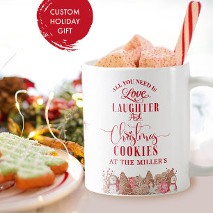 Mug Personnalisé, Cookies de Noël à -Your Text - Vacan