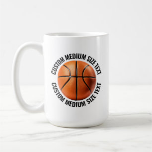 Mug Personnalisé de Basket-ball de Taille Moyenne