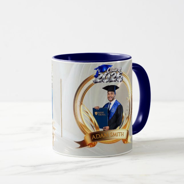 Mug Personnalisé de Remise des Diplômes 2026 (Devant droit)