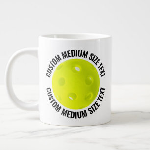 Mug Personnalisé de Taille Moyenne Texte Géant Pic
