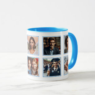 Mug Personnalisé Élégant ami de famille Photo Collage