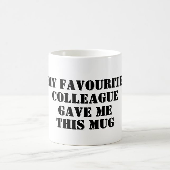 Mug Personnalisé Funny Collègue cadeau secret Père Noë (Centre)