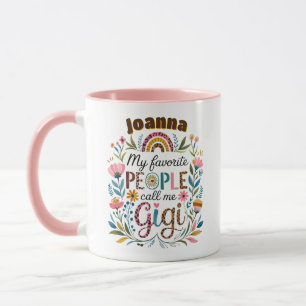 Mug Personnalisé GIGI Fête des mères Noël d'anniversai