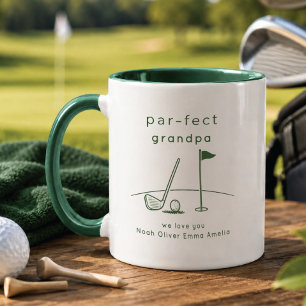 Mug Personnalisé Golf Grand-père Cadeau Personnali