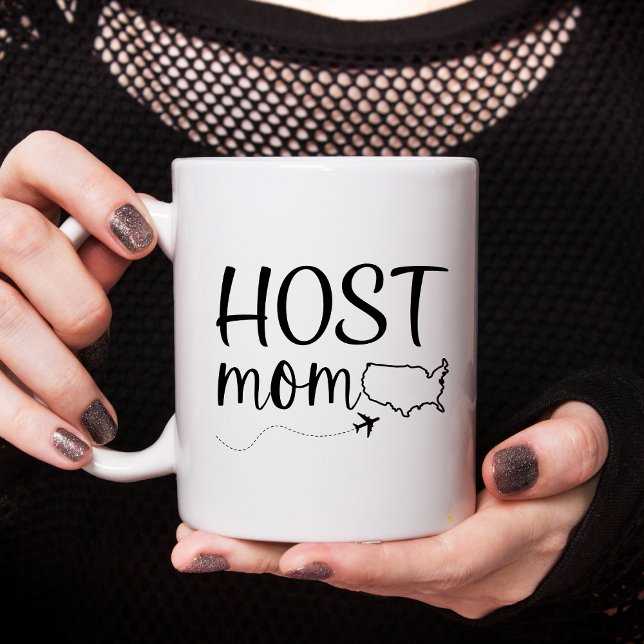 Mug Personnalisé Host Mom Mug, Au Pair Gift, Host Mom (Créateur téléchargé)