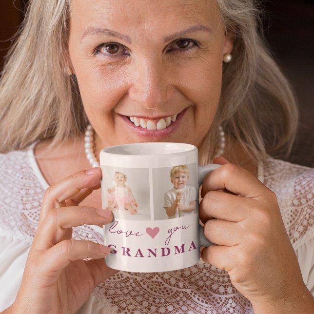 Mug personnalisé "Je t'aime Grand-mère" (Créateur téléchargé)
