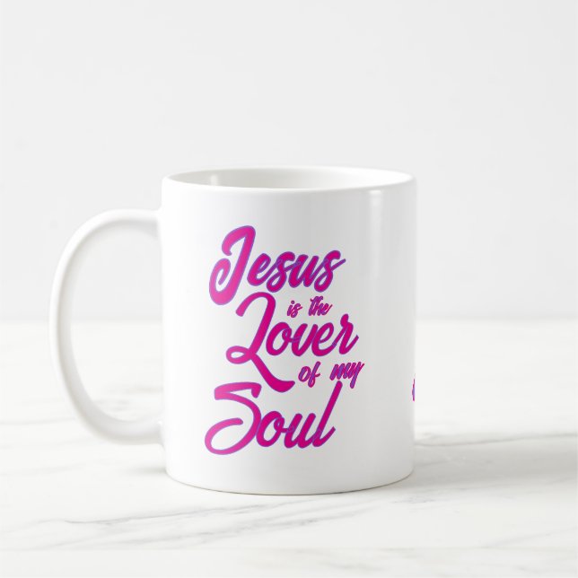 Mug Personnalisé Jésus-Amant de Mon Âme (Gauche)