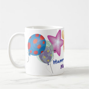 Mug personnalisé Joyeux anniversaire mignon ballon