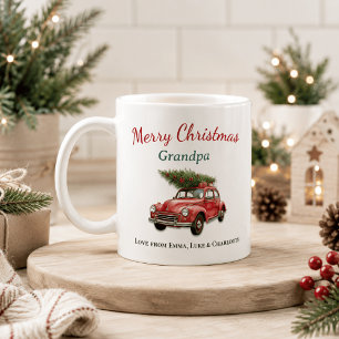 Mug personnalisé Joyeux Noël Papy