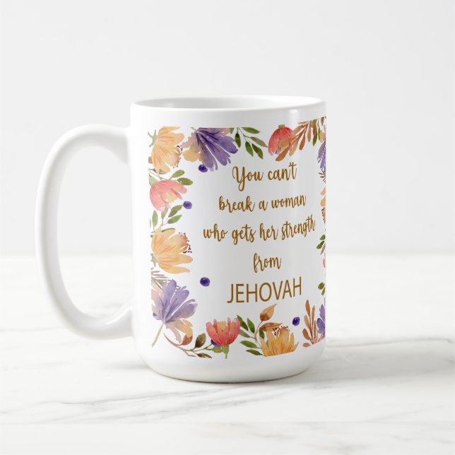 Mug Personnalisé JW Sister soumission cadeau Coffee Mu (Gauche)
