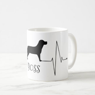 Mug Personnalisé Labrador Love My Dog Heart Beat