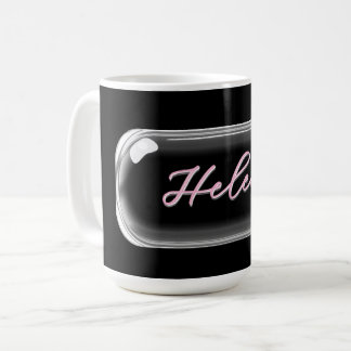 Mug Personnalisé – Lentille en Verre de Couleur Vi