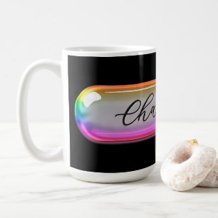 Mug Personnalisé – Lentille en Verre de Couleur Vi