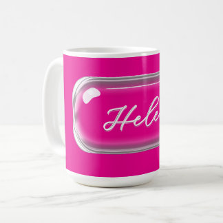 Mug Personnalisé – Lentille en Verre de Couleur Vi