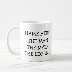 Mug Personnalisé L'Homme Le Mythe La Légende