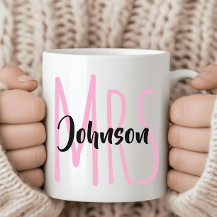 Mug personnalisé M. et Mme, Cadeau de mariage pour