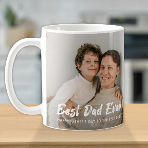 Mug Personnalisé Meilleur Papa Jamais Pleine Photo