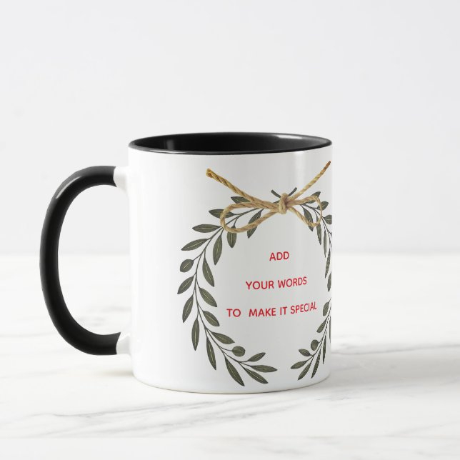 Mug personnalisé « Meilleurs Vœux » (Gauche)