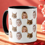 Mug Personnalisé Mignonne Famille Face 3 Photos<br><div class="desc">Famille de photos personnalisées amusantes, Remplacez le visage par votre photo préférée (assurez-vous de recadrer autant que possible sur le visage et utilisez une application pour enlever l'arrière - plan) et personnalisez cette tasse drôle avec votre enfant, mari, animal ou petit ami dessus! Aussi une surprise amusante et unique pour...</div>