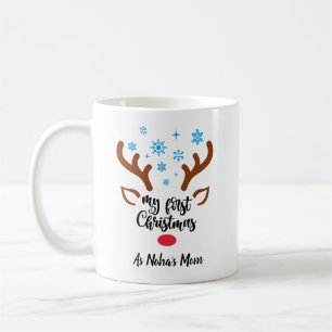 Mug Personnalisé Mon premier renne de Noël Baby